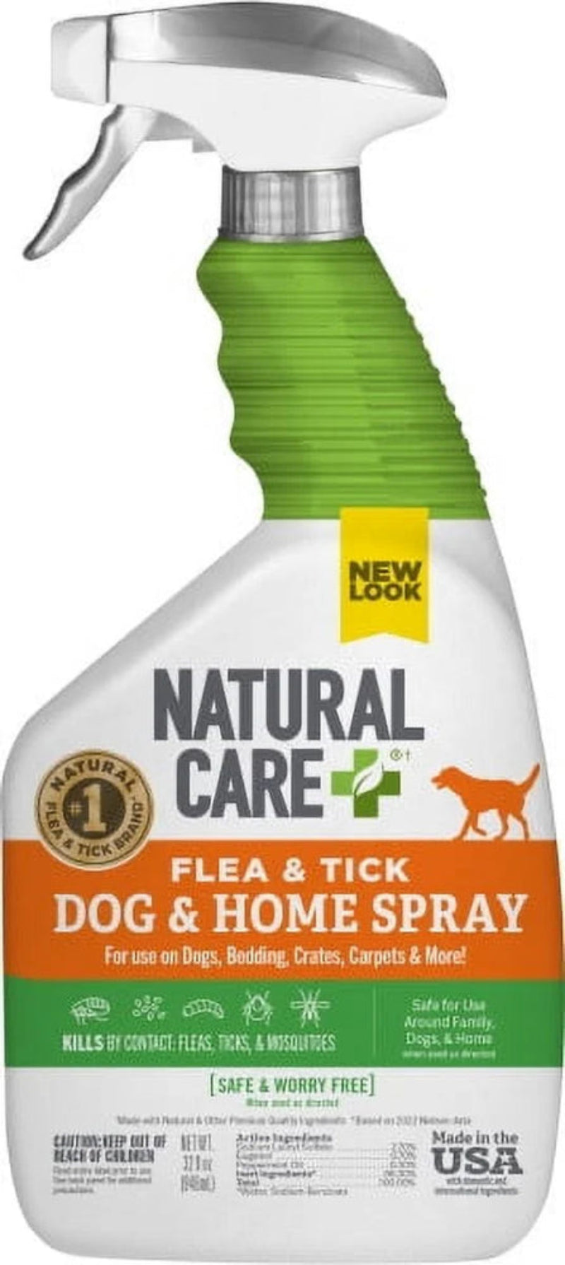 Natural Flea & Tick Repellent Spray for Dogs & Home – 32oz Plant-Based Protection