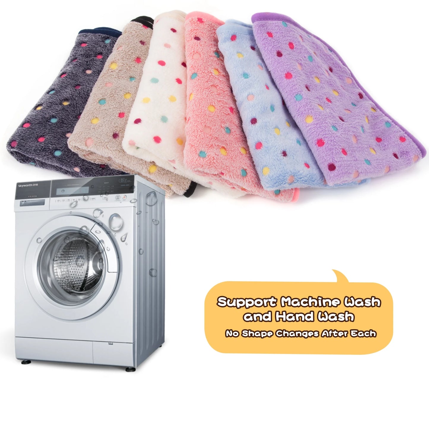2-Pack Pet Blanket β Soft Cozy Small Dog & Cat Blanket, Gray