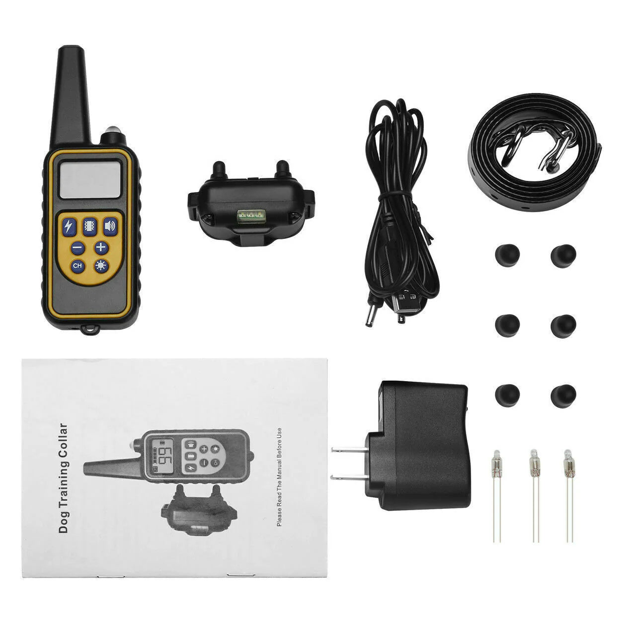 3000 FT Rechargeable Waterproof Dog Training Collar with Remote β 4 Training Modes & Adjustable Fit