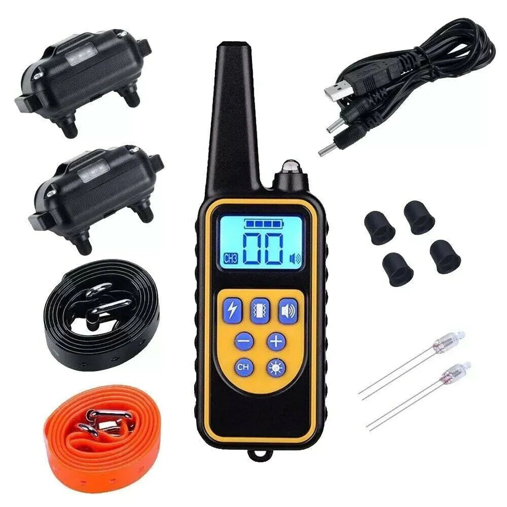 3000 FT Rechargeable Waterproof Dog Training Collar with Remote β 4 Training Modes & Adjustable Fit