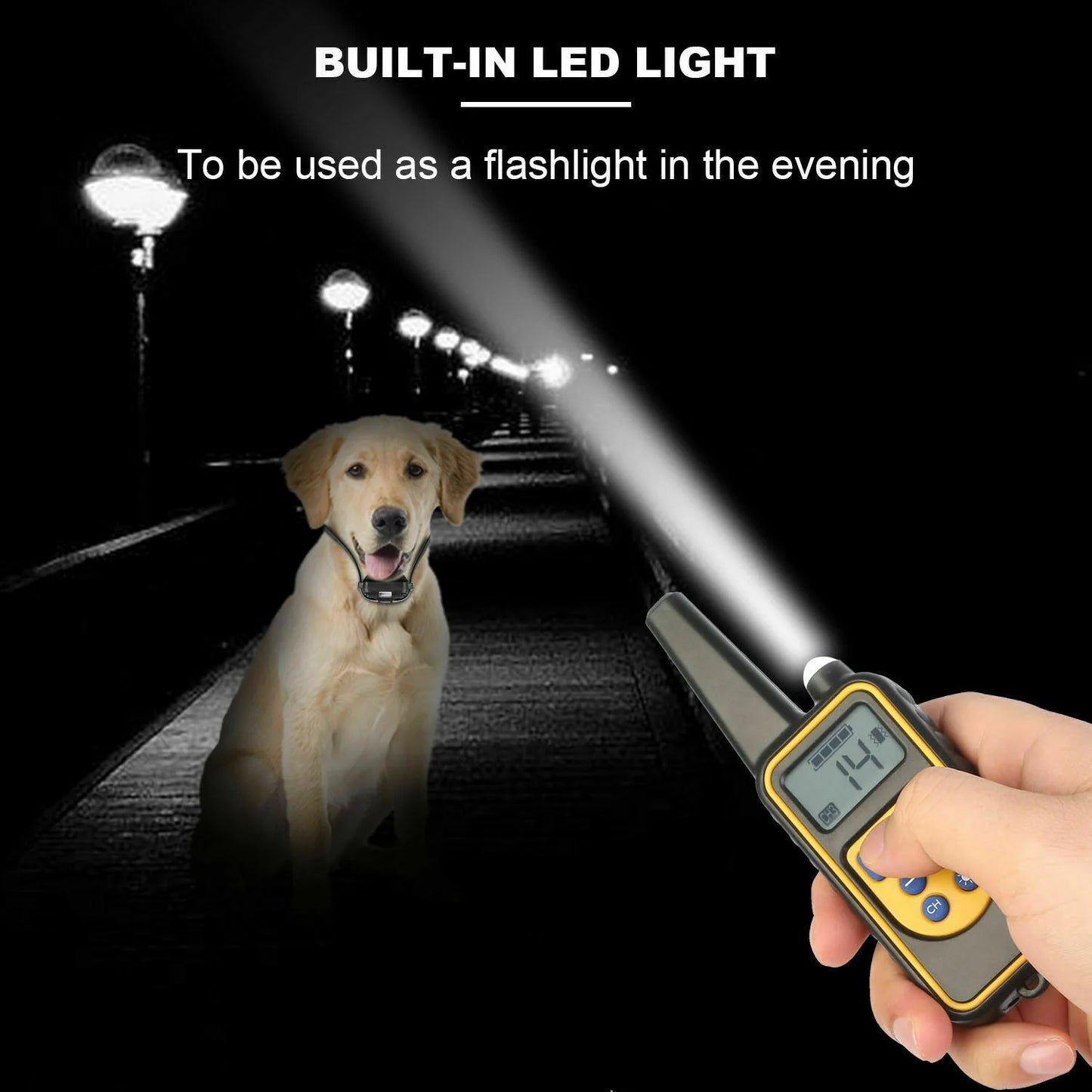3000 FT Rechargeable Waterproof Dog Training Collar with Remote β 4 Training Modes & Adjustable Fit
