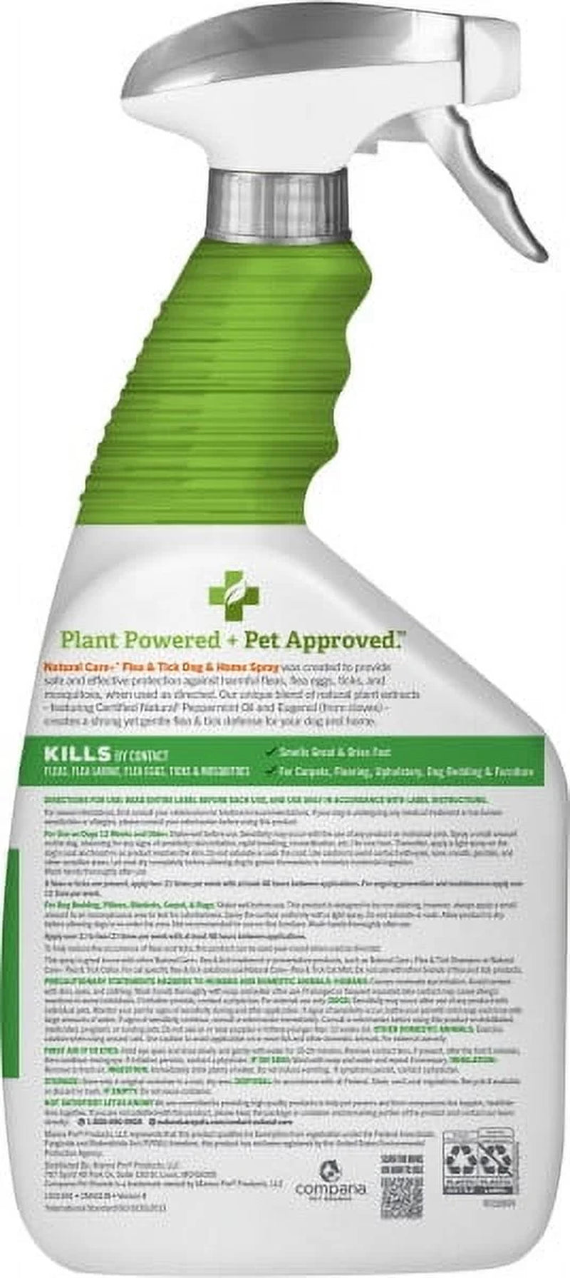 Natural Flea & Tick Repellent Spray for Dogs & Home – 32oz Plant-Based Protection